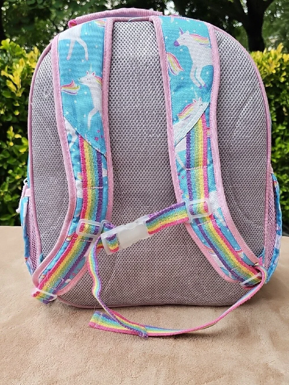 Pottery Barn Kids Unicorn Backpack - Pink & Blue